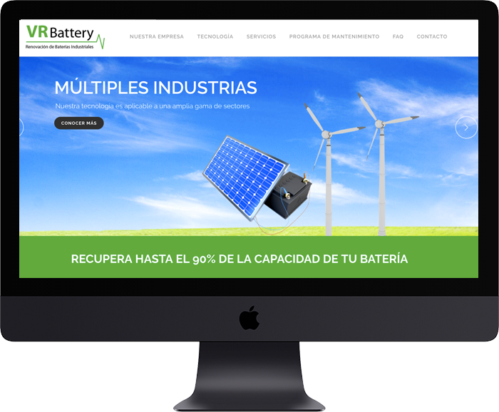 Website VR Battery