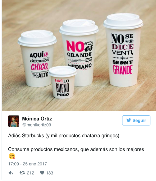 Usuarios de Redes Sociales contra Starbucks