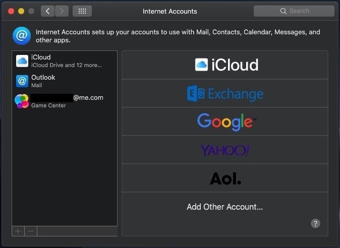 Icloud cuentas