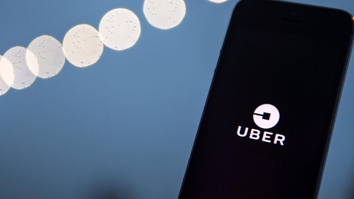 Uber en aplicación telefónica