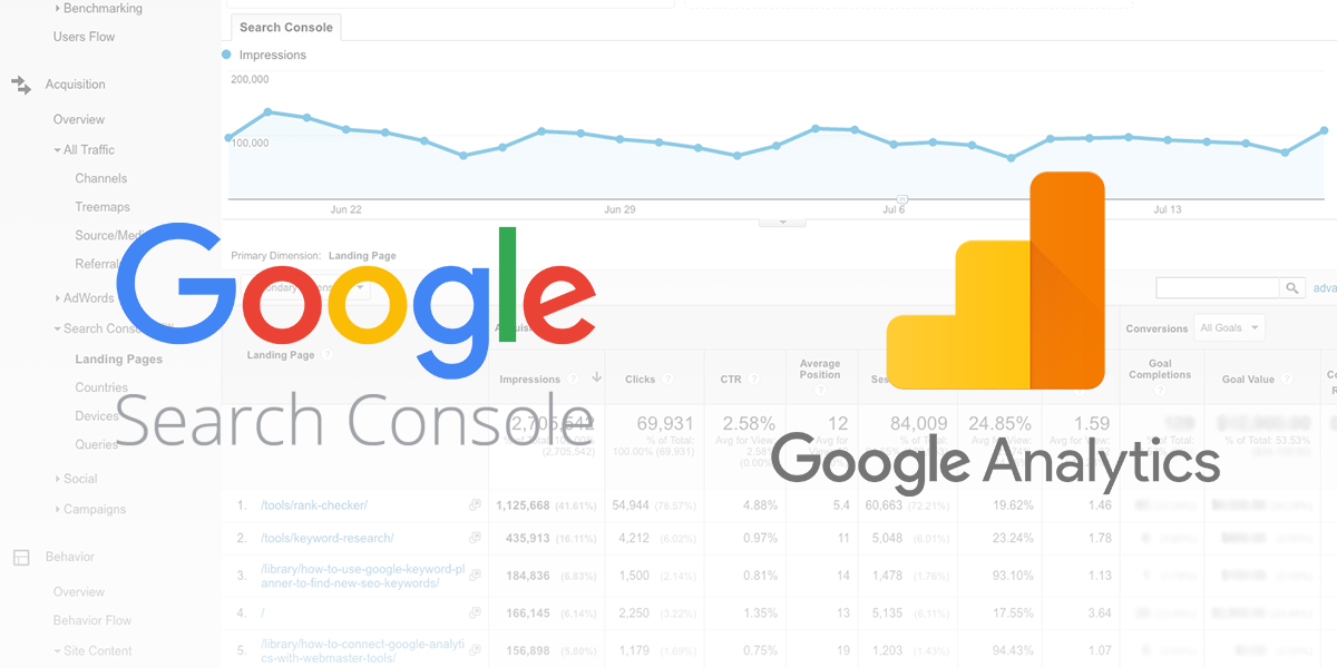 Google Analytics- Google search