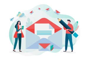 Ilustración de email marketing
