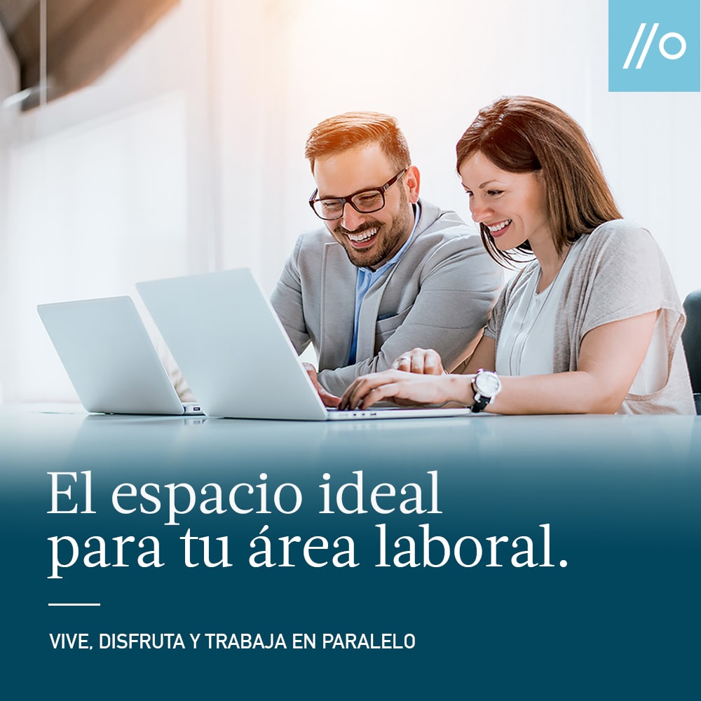 Imagen de personas en oficinas de desarrollo inmobiliario Paralelo Obispado