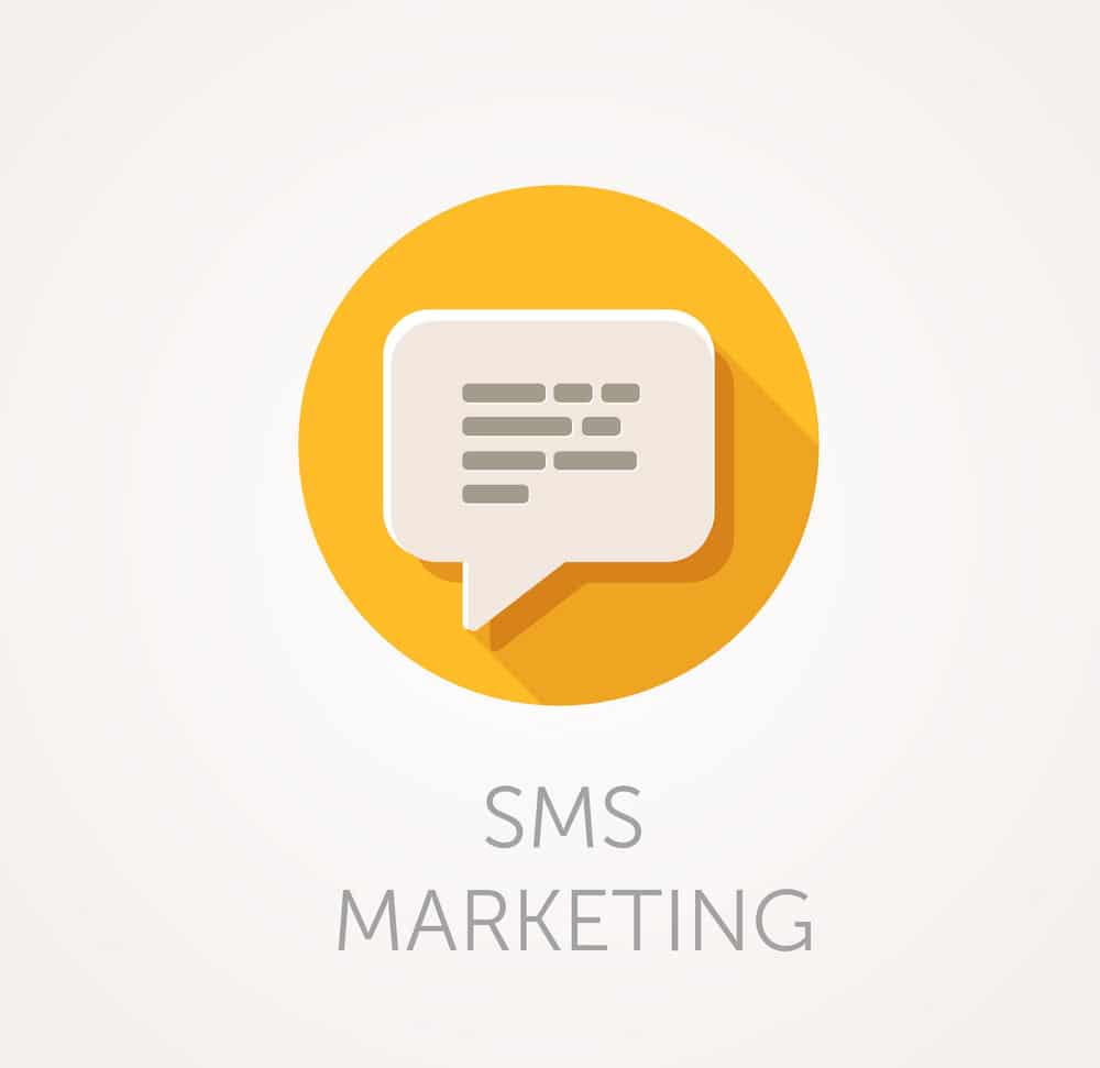ilustración de sms marketing