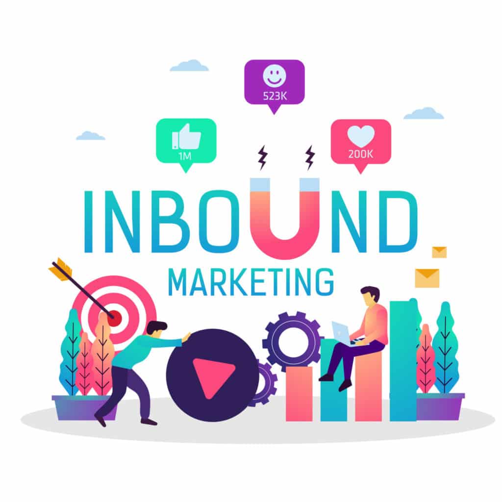 Ilustración de Inbound Marketing