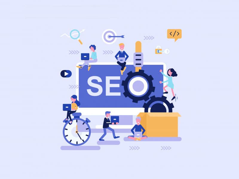 Ilustración de posicionamiento SEO