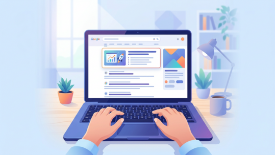 Pantalla con resultados de búsqueda de Google ilustrando las búsquedas zero click sin clics externos