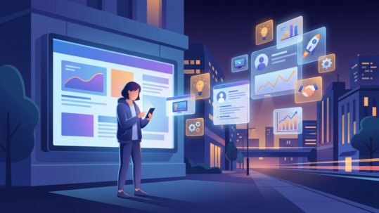 Consumidor mexicano interactuando con experiencias de personalización marketing México en su smartphone