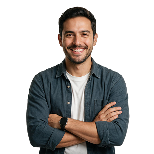 Emprendedor hombre latino marketing