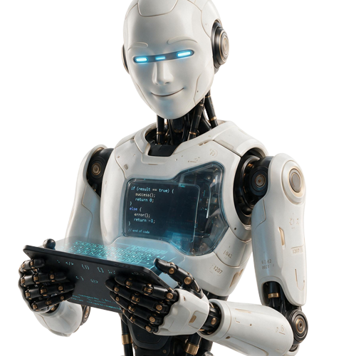 Robot desarrollo web agencia de marketing