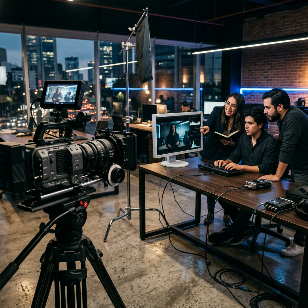 producción de video corporativo equipo profesional México