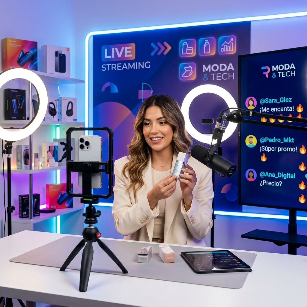 live shopping México transmisión en vivo de productos