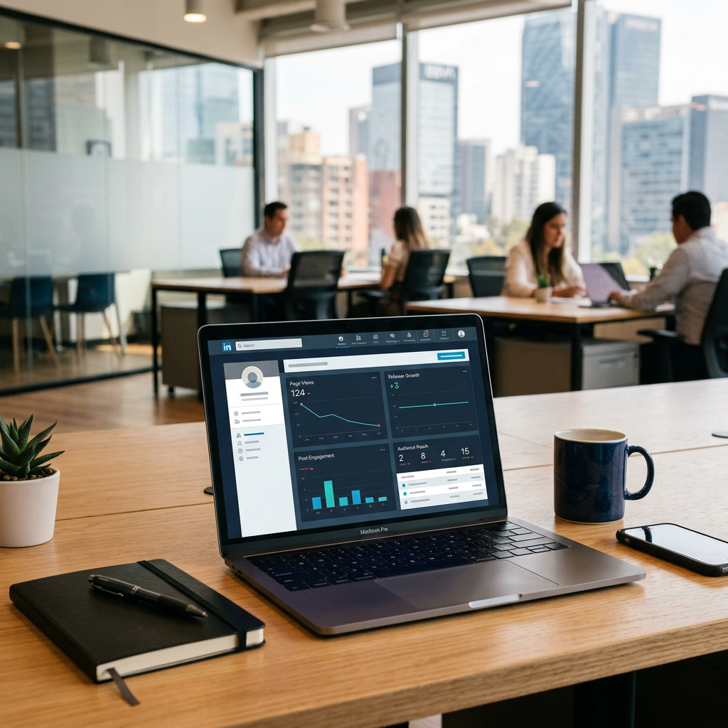 LinkedIn empresas México estrategia alcance orgánico bajo