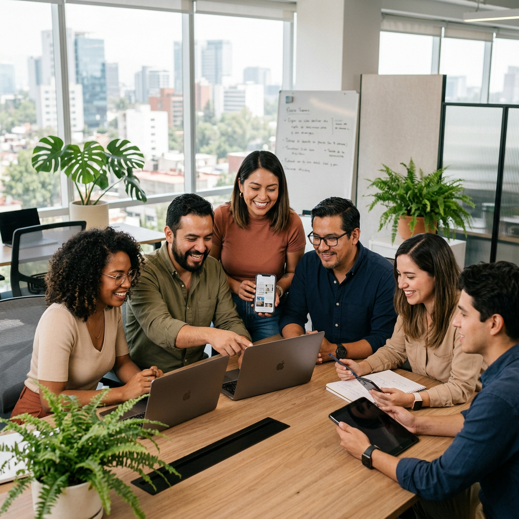 employee generated content México equipo colaborativo