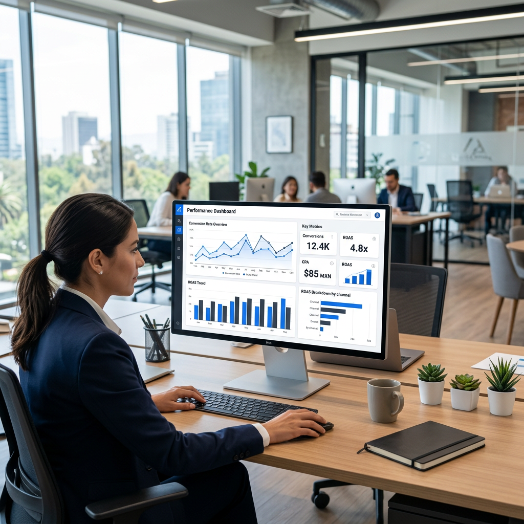 medir ventas redes sociales México dashboard analytics