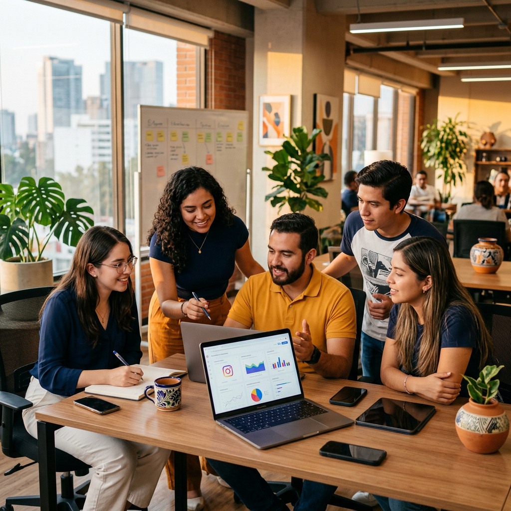 Threads para empresas México estrategia de contenidos