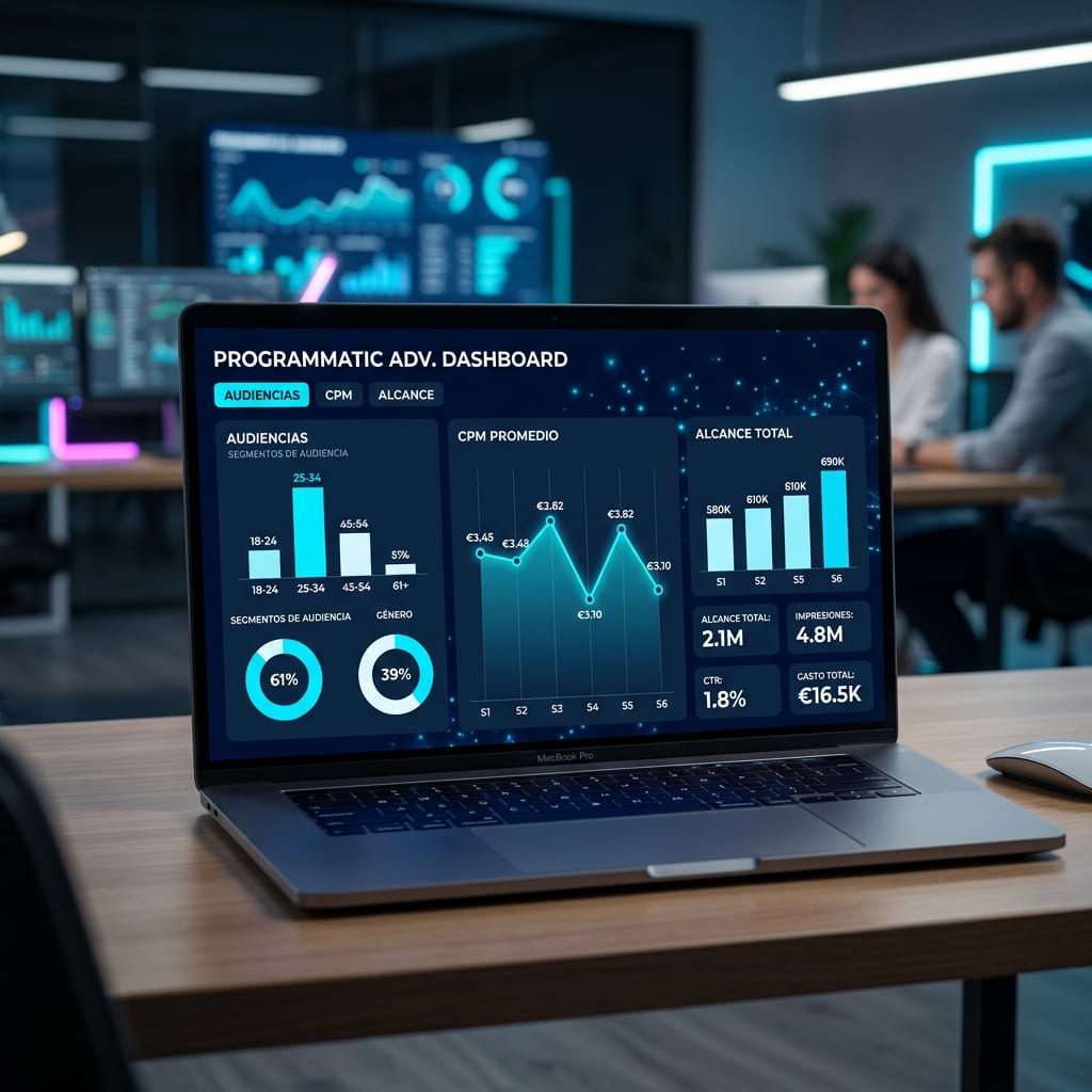 publicidad programática México dashboard métricas