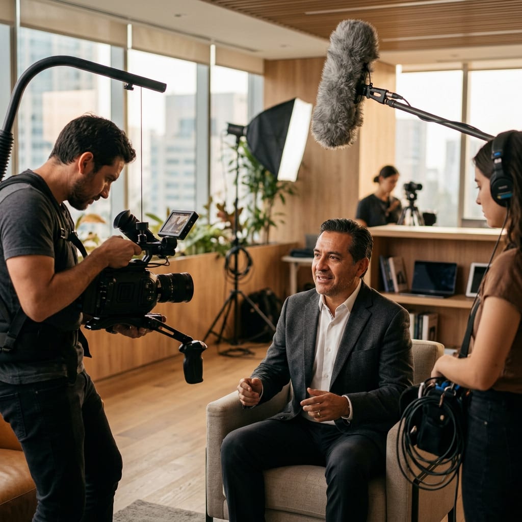 producción de video para dueño de negocio influencer marca México
