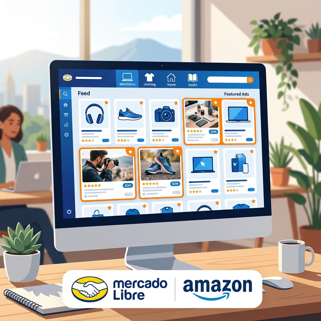 retail media México Mercado Libre Amazon anuncios en marketplace