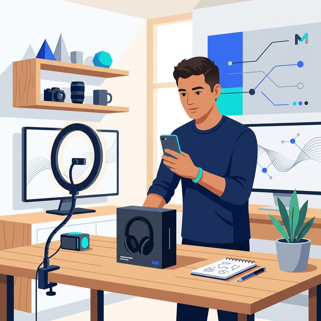 microinfluencer mexicano creando contenido auténtico para marcas