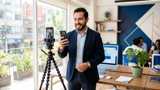 video vertical empresas México celular filmación profesional TikTok Reels Instagram Stories